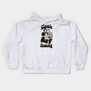 Classic family portrait Kids Hoodie